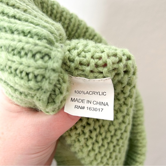 Princess Polly Julianna‎ Shorts Green Knit High Waist Shorts XS - Picture 7 of 7